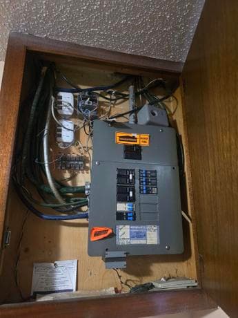 Electrical breaker panel upgrade in Calgary home