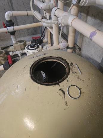 Calgary plumber pool filter tank maintenance repair