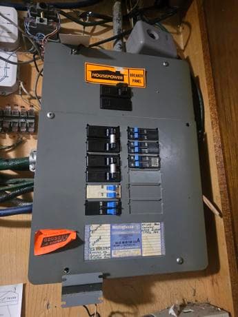 Commercial electrical panel work for a Calgary business